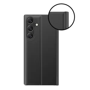 MG Sleep Case knižkové puzdro na Samsung Galaxy A55, čierne
