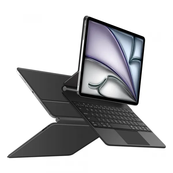 Tech-Protect Smartcase Magnetic puzdro s klávesnicou na iPad Pro 12.9'' 4-6gen 2020-2022 / Air 13'' 1-2gen 2024-2025, čierne