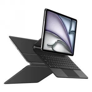 Tech-Protect Smartcase Magnetic puzdro s klávesnicou na iPad Pro 12.9'' 4-6gen 2020-2022 / Air 13'' 1-2gen 2024-2025, čierne