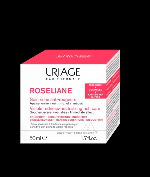 URIAGE ROSÉLIANE Anti-Redness Rich Cream, 50ml