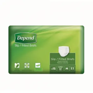 Depend Slip Super M plienkové nohavičky 15 ks