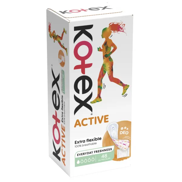 Kotex Active Deo slipové vložky 48 ks