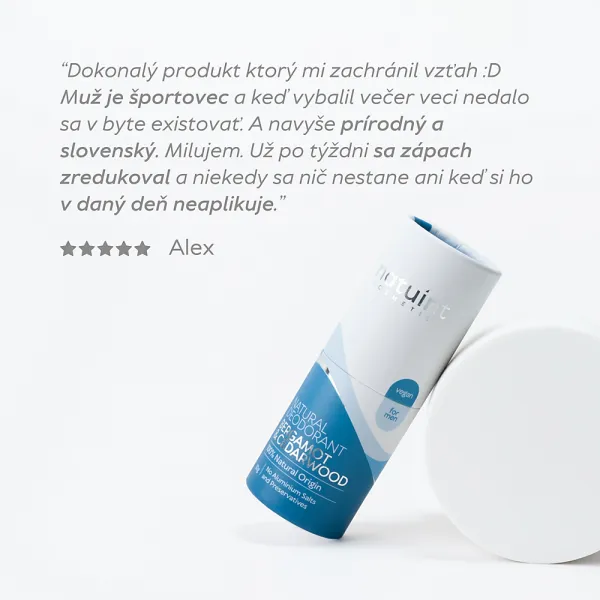 Natuint cosmetics - Krémový dezodorant pre mužov