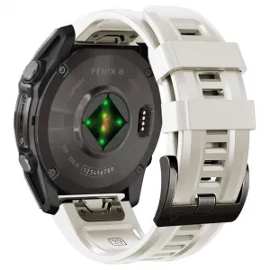 Tech-Protect Silicone remienok na Garmin Fenix 5S / 5S Plus / 6S / 6S Pro / 7S / 8 43mm, titanium