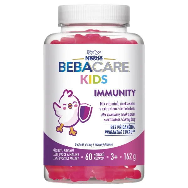 BEBACARE Kids IMMUNITY gummies 60 želatínových medvedíkov