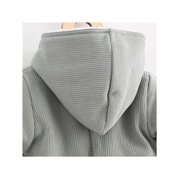 Dojčenská kombinéza s kapucňou New Baby Frosty grey 80 (9-12m)