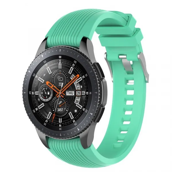 BStrap Silicone Davis remienok na Samsung Gear S3, teal (SSG008C07)