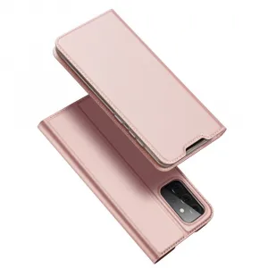 DUX DUCIS Skin Pro knižkové puzdro na Samsung Galaxy A72, ružové