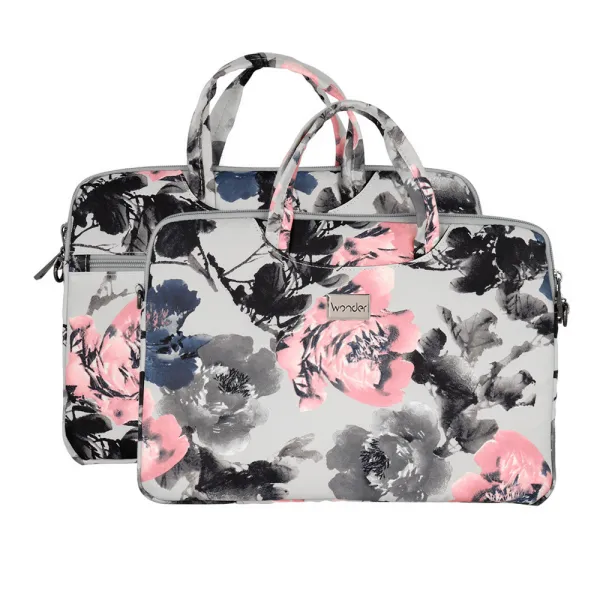 MG Wonder Briefcase taška na notebook 13-14'', peonies (TOP996798)