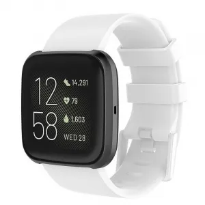 BStrap Silicone (Large) remienok na Fitbit Versa / Versa 2, white (SFI010C03)