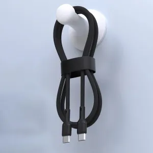 Dudao L9C kábel USB-C – USB-C, 65W, 2 m, čierny