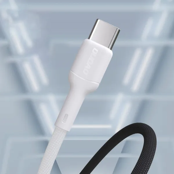 Dudao L9C kábel USB-C – USB-C, 65W, 2 m, biely