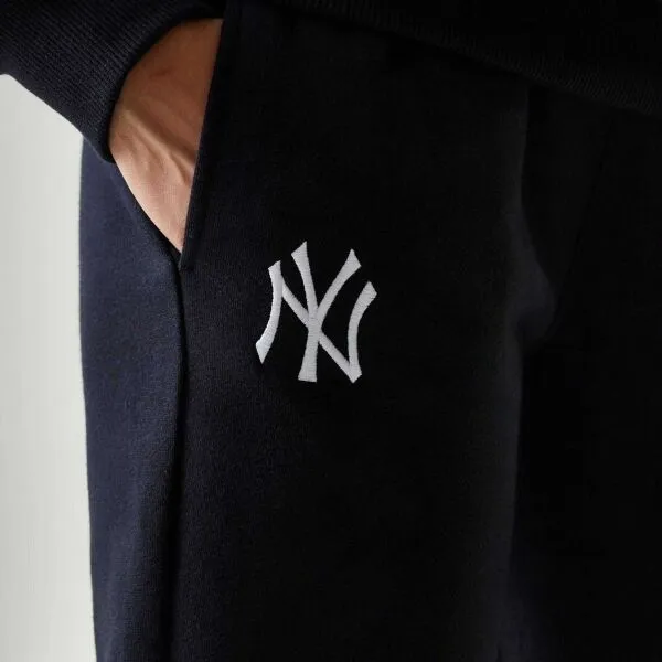 New Era NEW YORK YANKEES MLB MIDI LEAGUE ESSENTIAL JOGGERS Dámske tepláky, čierna, veľkosť
