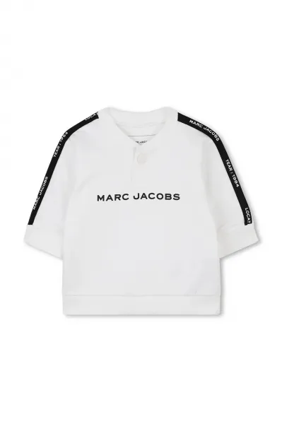 Detská tepláková súprava z bavlny Marc Jacobs béžová farba, W60663