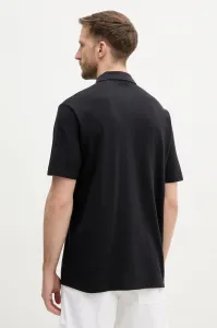 Bavlnené polo tričko Armani Exchange pánske, tmavomodrá farba, jednofarebné, XM000509 AF13055