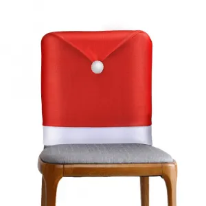 Tutumi Sada 6 ks potahů na židle SANTA červená
