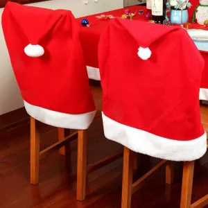 Tutumi Sada 6 ks potahů na židle SANTA červená