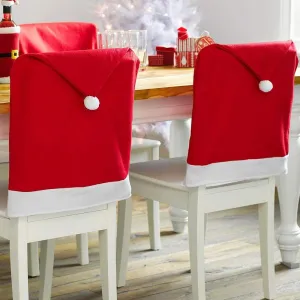 Tutumi Sada 6 ks potahů na židle SANTA červená