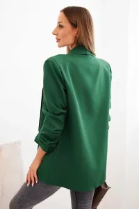 Legínovo Elegantné ťavie sako s klopňami Farba: Tmavobéžová, Veľkosť: UNI