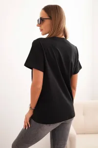 Legínovo Dámska bavlnená blúzka klasického strihu béžová Farba: Hnedá, Veľkosť: UNI
