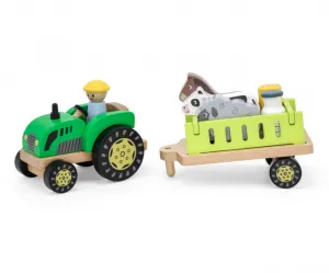 Drevený traktor Viga 44680