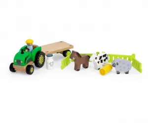 Drevený traktor Viga 44680