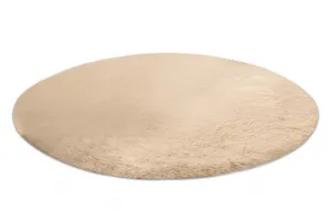 Koberec BUNNY tmavobéžový kruh