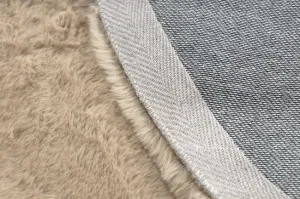 Koberec BUNNY tmavobéžový kruh