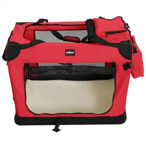 Leopet Prepravný box pre psov XXXL,102 x 69 x 69 cm, červený