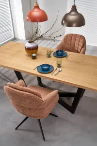 Rozkladací jedálenský stôl MASSIVE Halmar