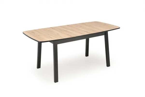 HALMAR Rozkládací jídelní stůl Barril 130/170 cm dub artisan/černý