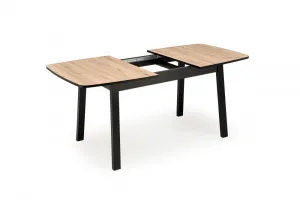 HALMAR Rozkládací jídelní stůl Barril 130/170 cm dub artisan/černý