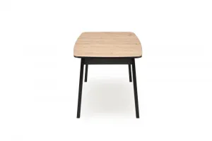 HALMAR Rozkládací jídelní stůl Barril 130/170 cm dub artisan/černý