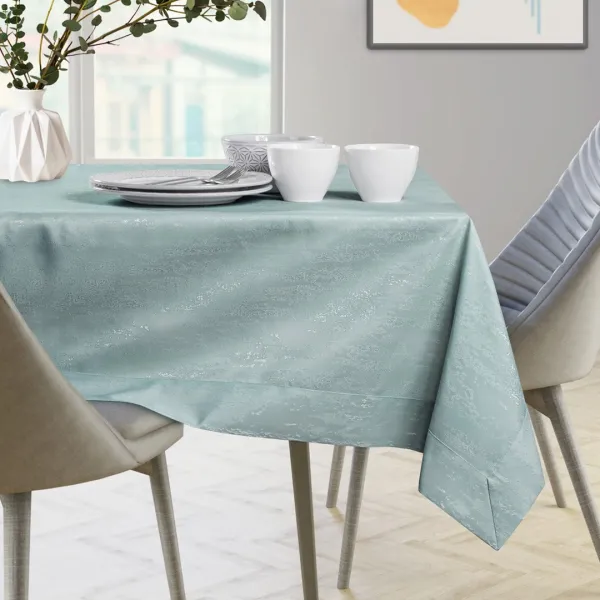 Súprava obrusu a behúňa na stôl AmeliaHome VESTA 115x250+35x250 cm mätová