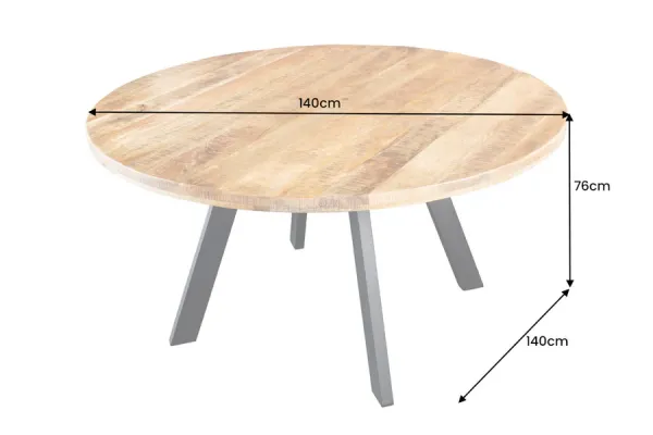 Jedálenský stôl THOR 120 cm Dekorhome