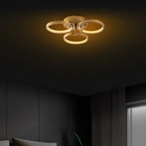 Opviq Stropné LED svietidlo Halka zlaté