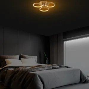 Opviq Stropné LED svietidlo Halka zlaté