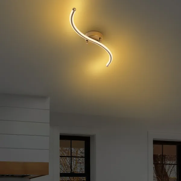 Opviq Stropné LED svietidlo Yilan zlaté