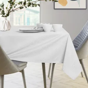 Súprava obrusu a behúňa na stôl AmeliaHome Gaia 115x200+35x200 cm biela