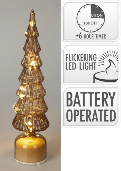 Mondex Vianočné LED svetelné dekorácie Karter 40 cm teplá biela