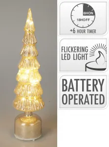 Mondex Vianočné LED svetelné dekorácie Karter 40 cm strieborná/teplá biela