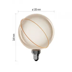 EMOS LED žárovka DECO FLAME G130SRA teplá bílá