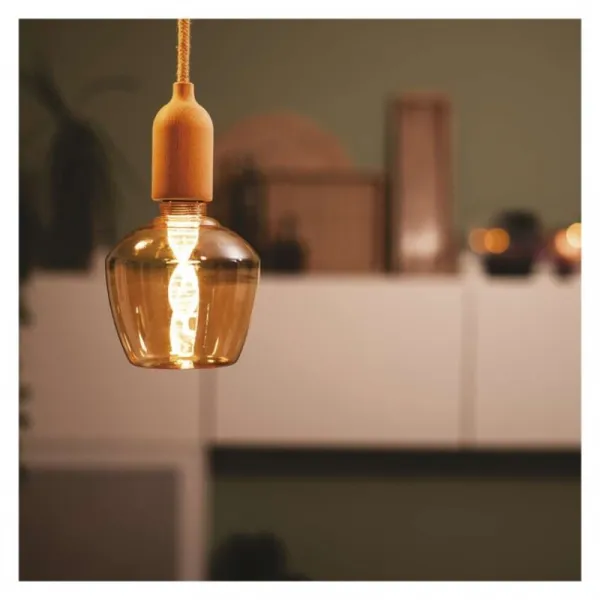 EMOS LED žárovka DECO FLAME S123 I teplá bílá