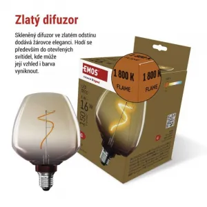 EMOS LED žárovka DECO S123 II teplá bílá
