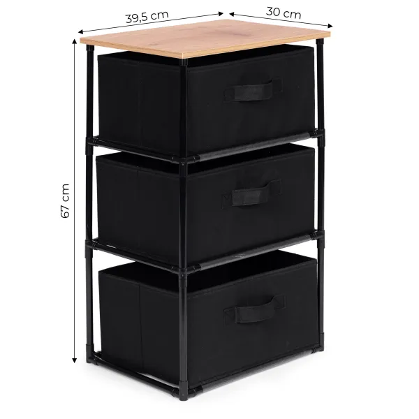 Multifunkční organizér OLLIE ModernHome černý