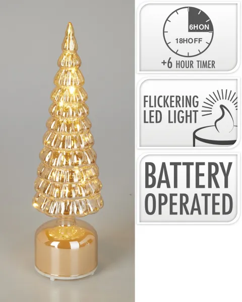 Mondex Vianočné LED svetelné dekorácie Karter 36 cm teplá biela