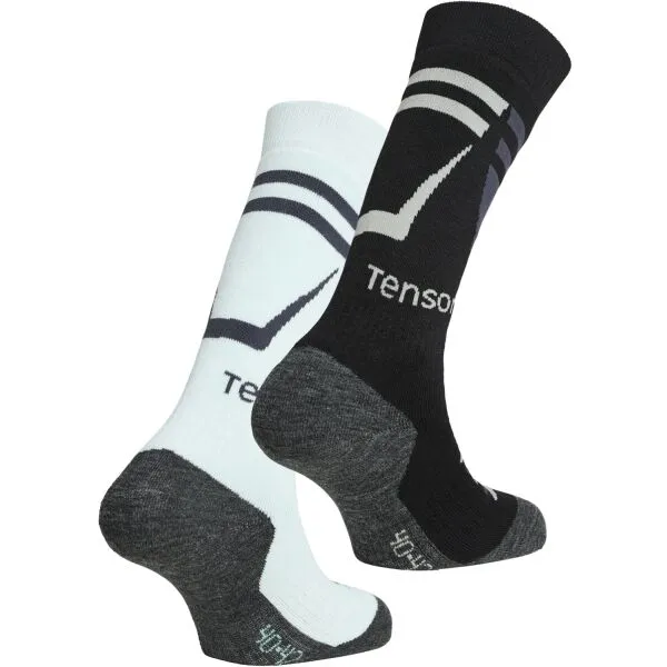 TENSON CORE SKI SOCK 2PK Lyžiarske ponožky, tmavo sivá, veľkosť 42-45