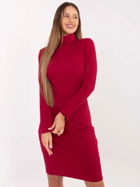 Dress-RV-SK-A1048.83-burgundy