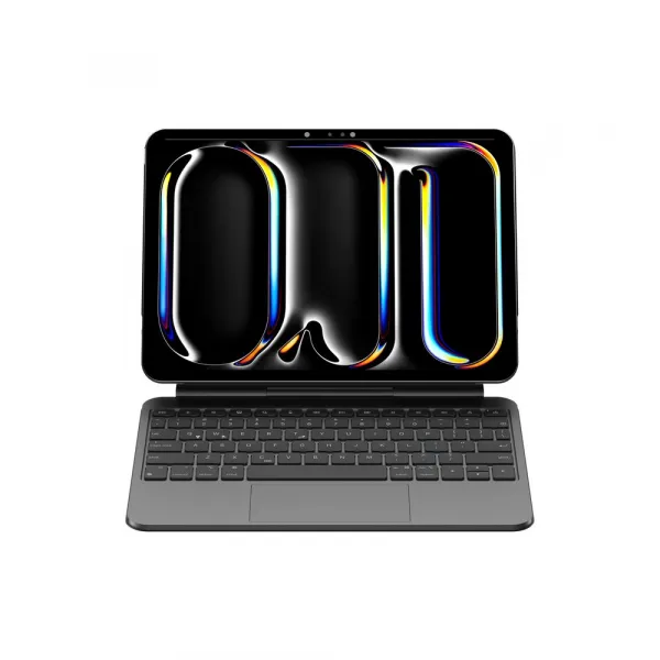 JP Magnetic Keyboard MK09 Aluminium puzdro na tablet, iPad Pro 11 2024 / 2025, čierne
