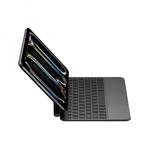JP Magnetic Keyboard MK09 Aluminium puzdro na tablet, iPad Pro 11 2024 / 2025, čierne
